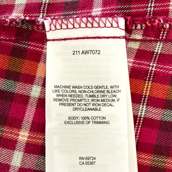 Women's Plaid Flannel Pearl Snaps - Picture 6 of 6